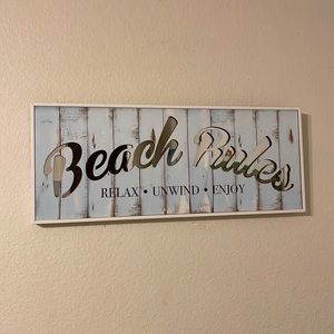 Beach wall hanging